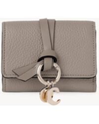 Chloé - Alphabet Mini Tri-fold Wallet - Lyst