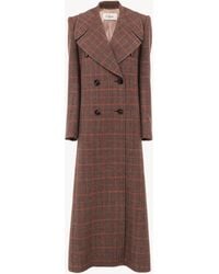 Chloé - Long Double-Breasted Coat - Lyst