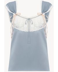 Chloé - Fluid Lingerie Top - Lyst