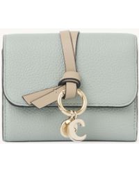 Chloé - Portafoglio Trifold Piccolo Alphabet - Lyst