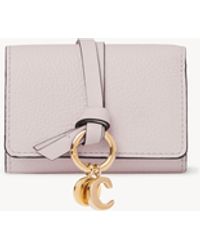 Chloé - Alphabet Mini Tri-fold Wallet - Lyst