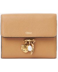 Chloé - Small Charms Tri-Fold Wallet - Lyst