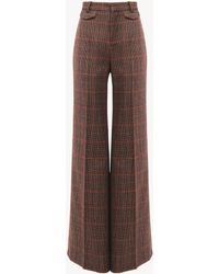 Chloé - High-Rise Flared Trousers - Lyst