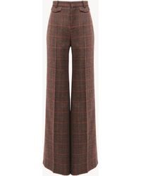 Chloé - High-Rise Flared Trousers - Lyst