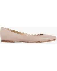 Chloé - Laurenバレエパンプス 婦人向け ピンク サイズ 羊革 100 - Lyst