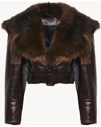 Chloé - Cropped Fitted Jacket - Lyst