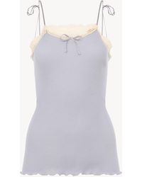 Chloé - Thin-Strap Tank Top - Lyst