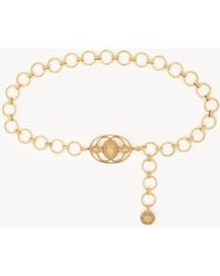 Chloé - Cintura Gioiello Amulet Oro Taglia 100% Ottone - Lyst