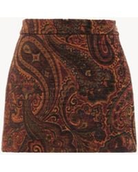 Chloé - Straight Mini Skirt - Lyst