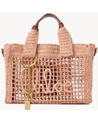 Chloé - Small Summer Banana East-West Tote Bag With Strap - Lyst