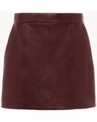 Chloé - Straight Mini Skirt - Lyst