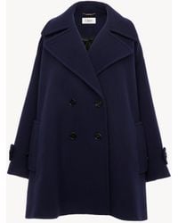 Chloé - Abrigo Oversized En Mezcla De Lana - Lyst