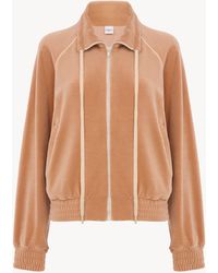 Chloé - High-Neck Logo Tracksuit Jacket - Lyst