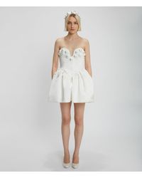 Christopher Kane Bridal: Dome Satin Cupcake Dress - White