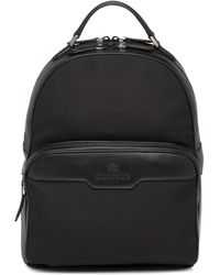 Church's St James Leather Tech Backpack Uomo Black