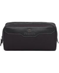 Church's - St James Leather Tech Washbag Large - Lyst