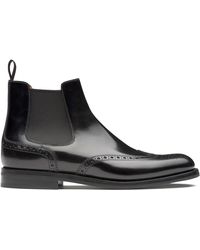 Church's - Polished Binder Brogue Chelsea Boot - Lyst