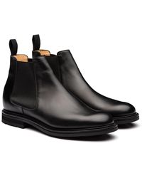 church's black chelsea boots