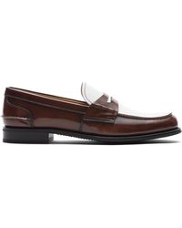 Church's - Fumé Brushed Calfskin Bicolor Loafer - Lyst