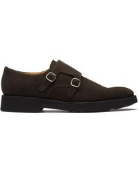 Church's - Soft Suede Leather Monk Strap - Lyst