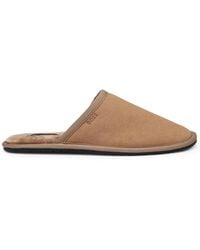 BOSS - Mule Slippers - Lyst
