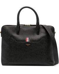 Thom Browne - Pebble Grain Leather Briefcase - Lyst