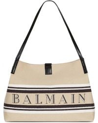 Balmain - Release Canvas Shopper - Lyst