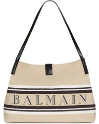 Balmain - Release Canvas Shopper - Lyst