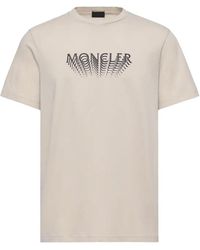Moncler - Text Logo T Shirt - Lyst