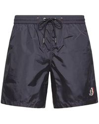 Moncler - Archive Logo Swimshorts - Lyst