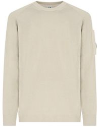 C.P. Company - Cotton Crepe Sweater - Lyst