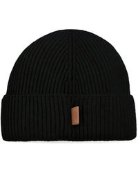 Ami Paris - Ami Label Wool Hat - Lyst