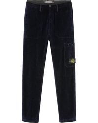 Stone Island - Corduroy Combat Trousers - Lyst