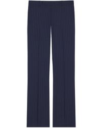 Givenchy - Virgin Wool Straight Leg Trousers - Lyst