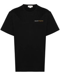 Alexander McQueen - Mid Weight Jersey Logo T Shirt - Lyst