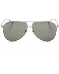 Gucci - Metal Webbing Aviator Sunglasses - Lyst