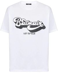 Balmain - 70s T Shirt Bulky Fit - Lyst