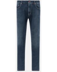 Paul & Shark - Red Rivet Giza Cotton Jeans - Lyst