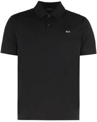 Paul & Shark - Cotton-Piqué Polo Shirt - Lyst