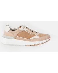 Brunello Cucinelli - Nubuck & Suede Sneakers - Lyst