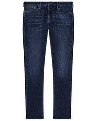 Emporio Armani - Washed 5 Pocket Jeans - Lyst