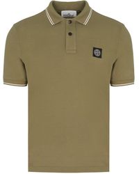 Stone Island - S0018 Patch Logo Polo - Lyst