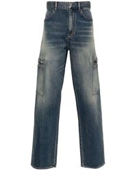 Givenchy - Distressed Zip Pocket Jeans - Lyst