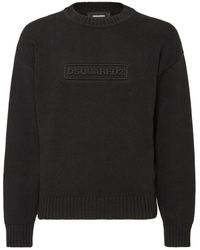 DSquared² - Tonal Branding Sweater - Lyst