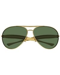 Bottega Veneta - Aviator Sunglasses - Lyst