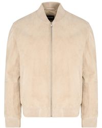 BOSS - H Muller Leather Jacket - Lyst