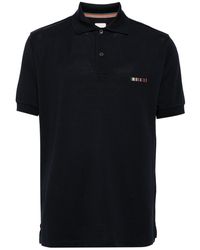 Paul Smith - Multi Stripe Embroidery Polo Shirt - Lyst