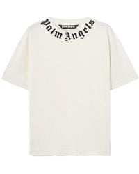 Palm Angels - Neck Logo Regular Tee - Lyst