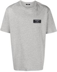 Balmain - Label T-shirt Straight Fit - Lyst