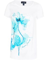 Armani - Jeans Print T-shirt - Lyst